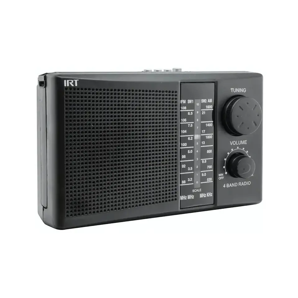 Radio Portatil IRT Fm/am/tv/sw 4 bandas negra 3