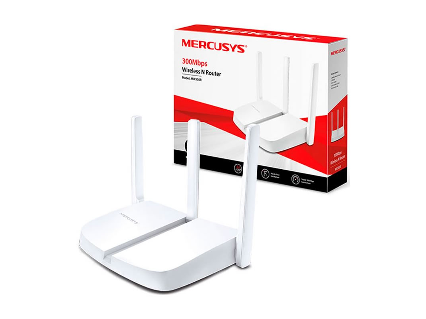 Router Wifi Inalambrico 300mbps Mercusys 3 Antenas 1