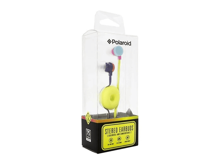 Audifonos InEar Manos Libre Polaroid Earbuds Verde 1
