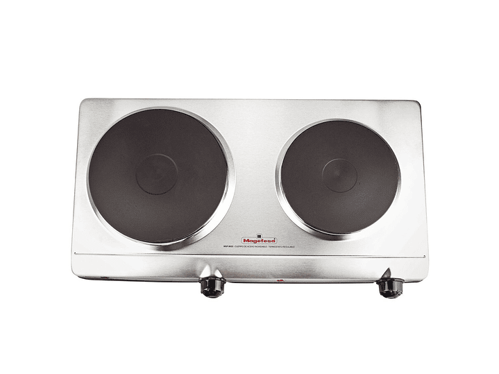 Cocina Electrica Magefesa 2 Platos Inox MGF8022 3