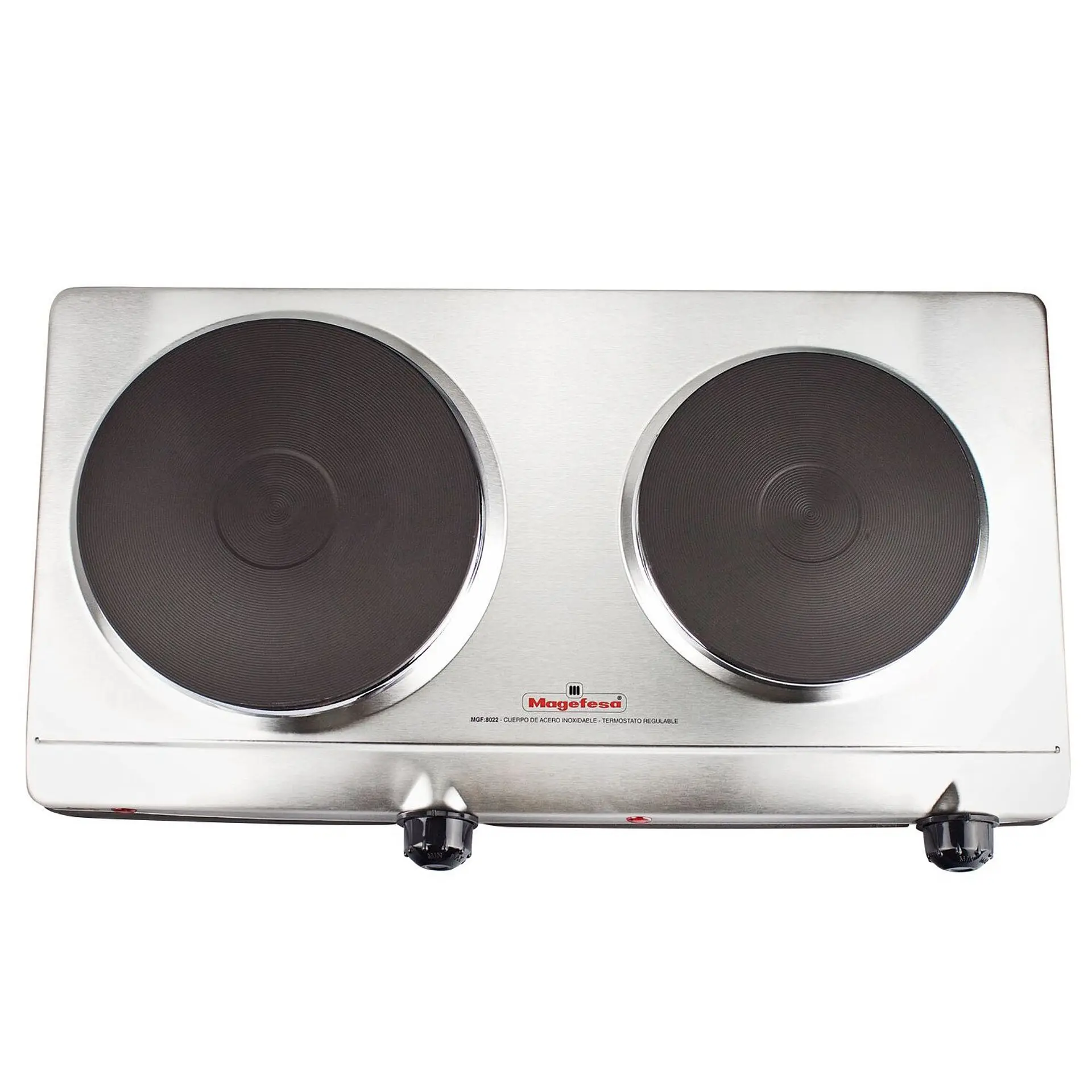 Cocina Electrica Magefesa 2 Platos Inox MGF8022 3
