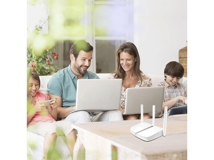 Router Wifi Inalambrico 300mbps Mercusys 3 Antenas 5