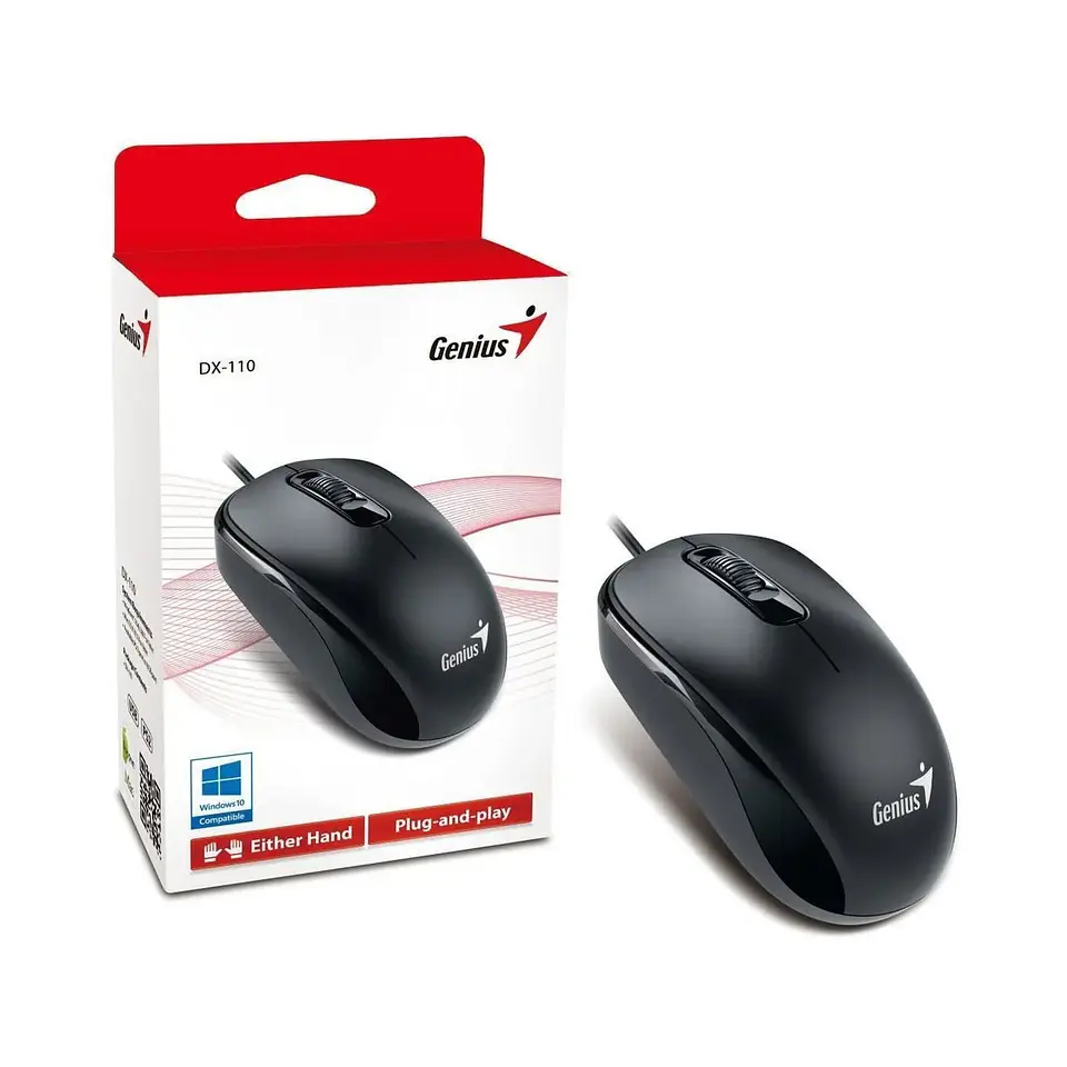 Mouse Optico Genius Dx-110 Alambrico USB 2