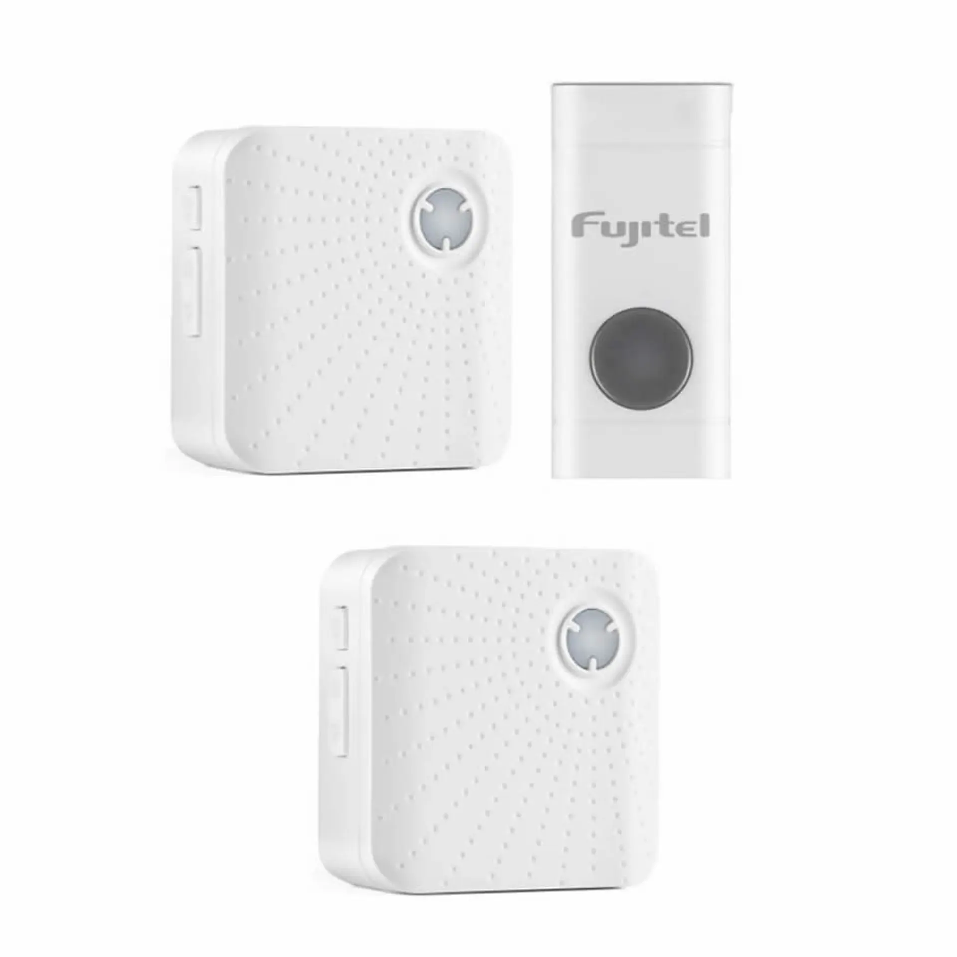 Timbre Inalambrico Doble Fujitel 70m Blanco 1