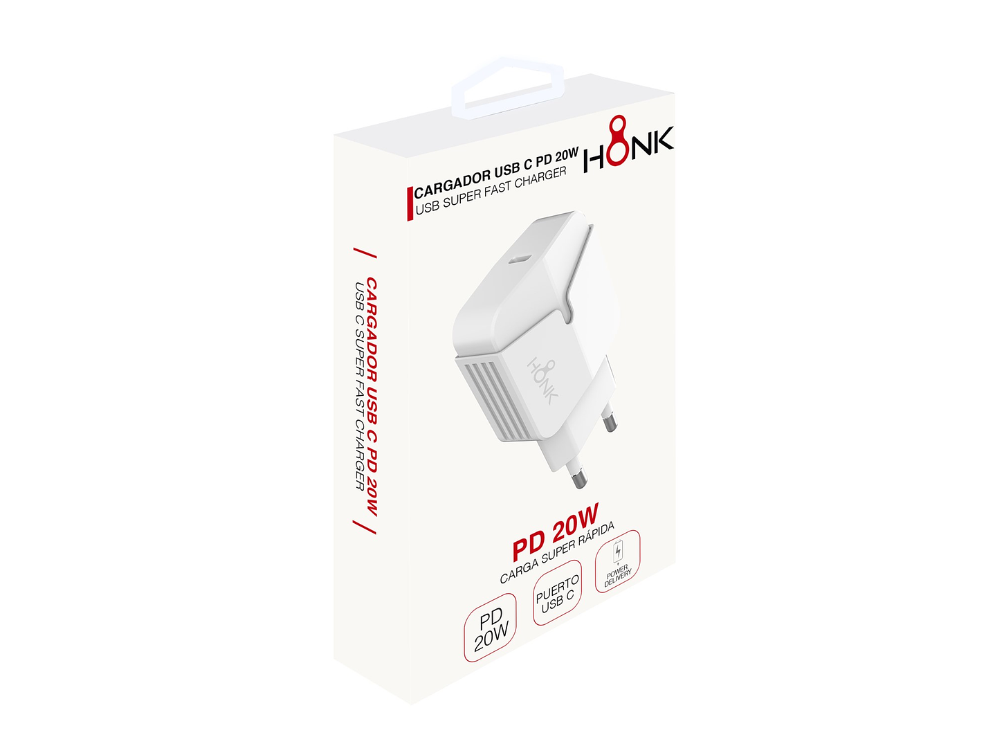 Cargador Pared Usb Tipo C Honk PD 20w 2
