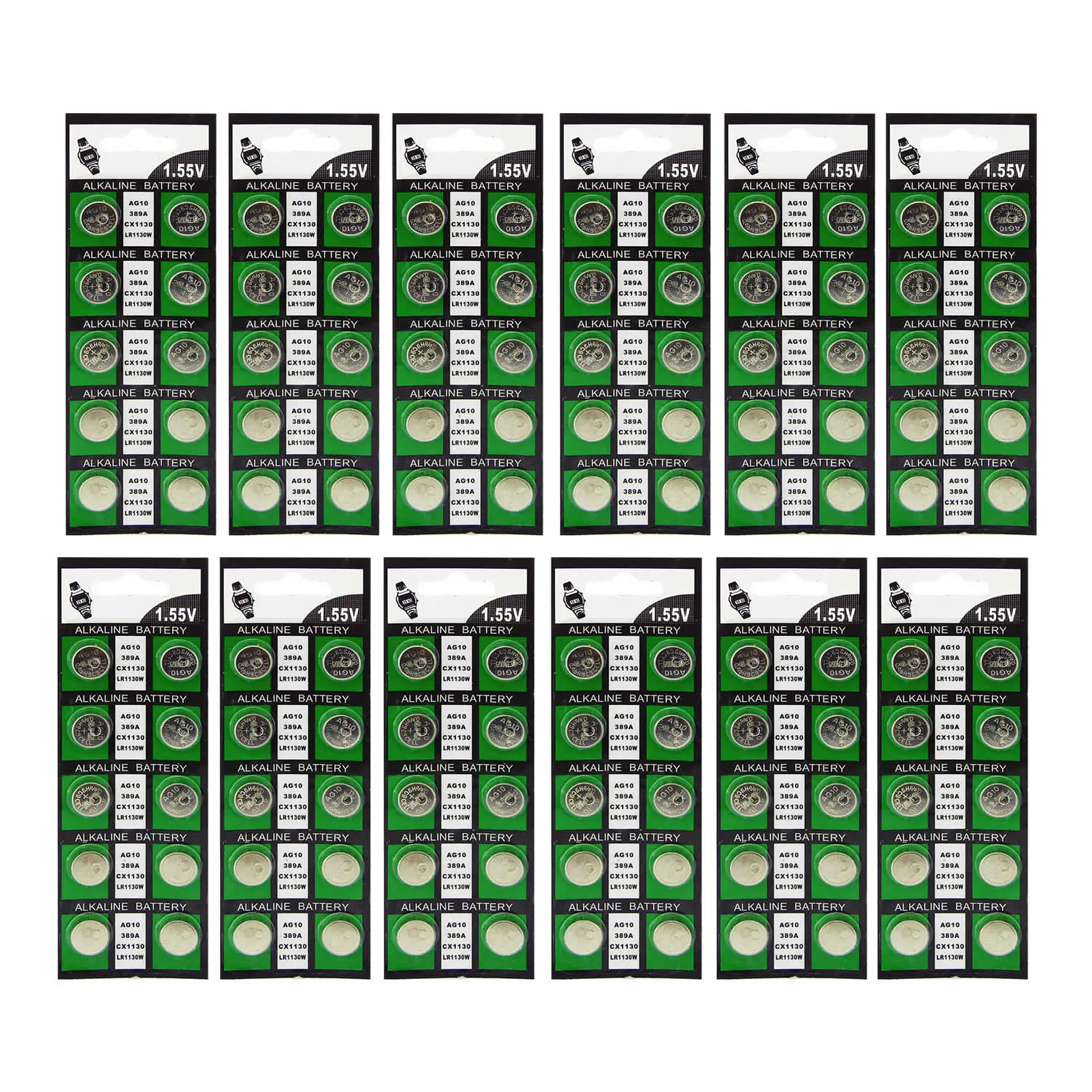 Pack 200 Pilas Ag10 Lr1130 Alkaline Battery 2