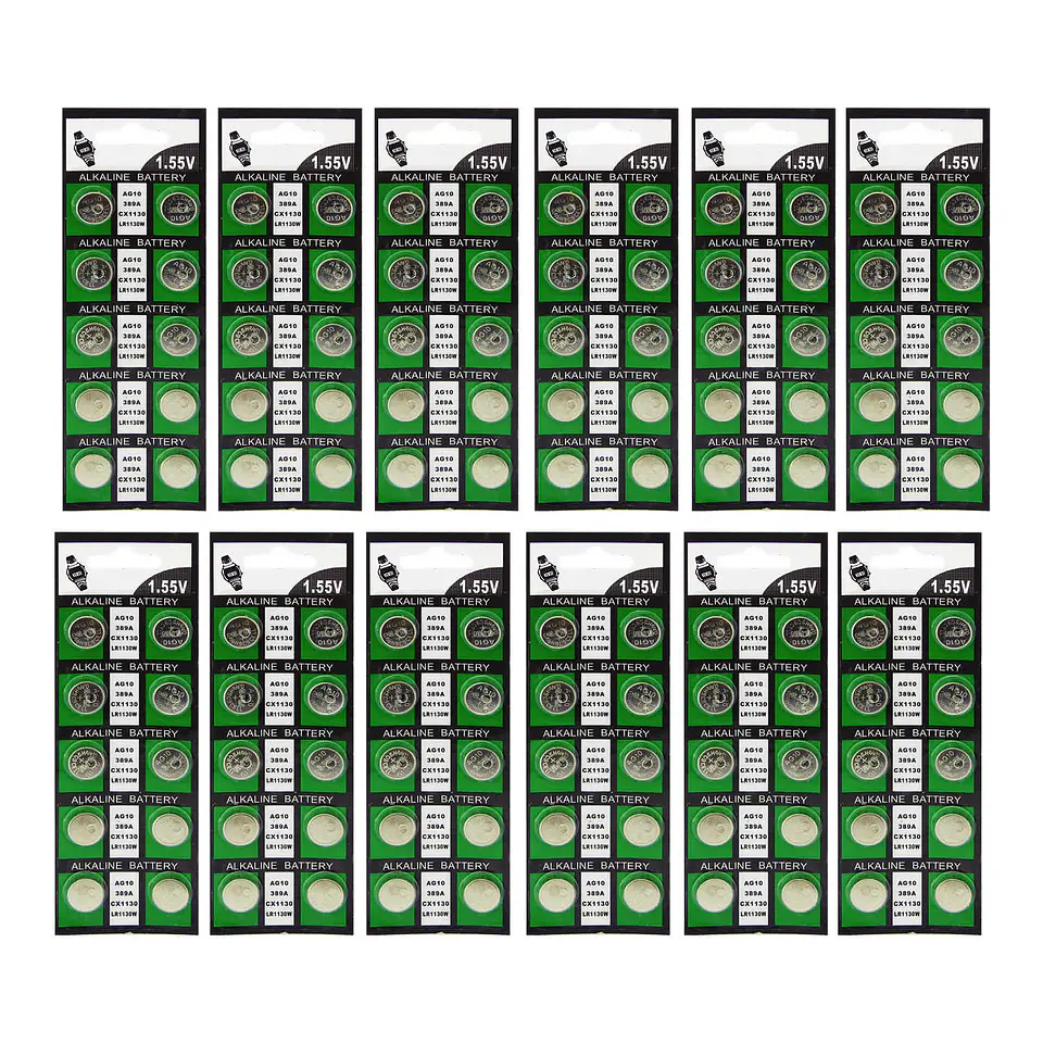 Pack 200 Pilas Ag10 Lr1130 Alkaline Battery 2