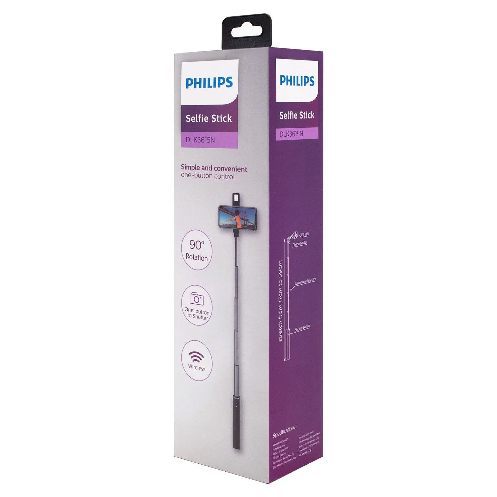 Baston Selfie Stick Philips Con Flash Bluetoth 3