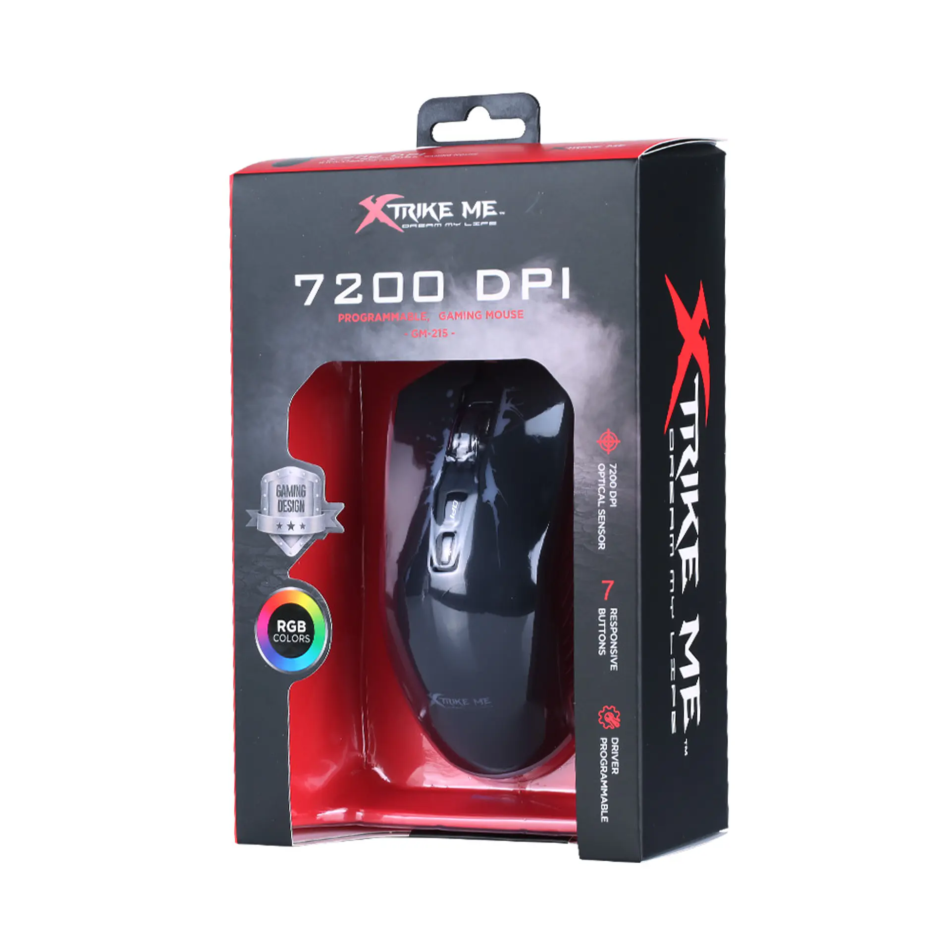 Mouse Gamer Xtrike Me Pro 7200dpi Gm-215 2