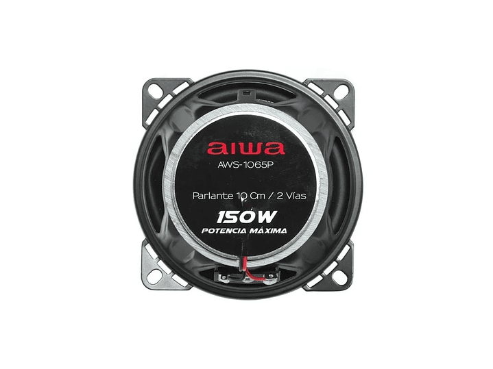 Parlantes Auto 10cm 2 Vías 150 Watts Aiwa Aws-1065p 6