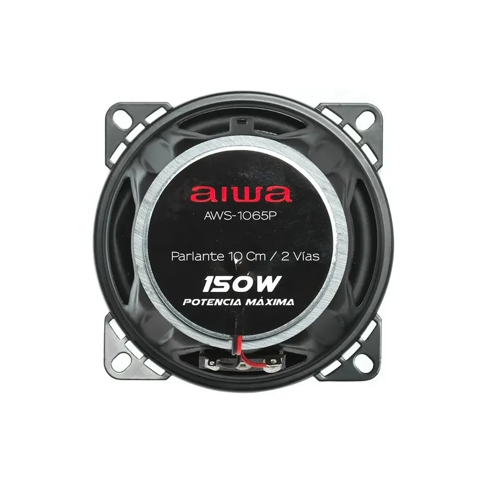 Parlantes Auto 10cm 2 Vías 150 Watts Aiwa Aws-1065p 6