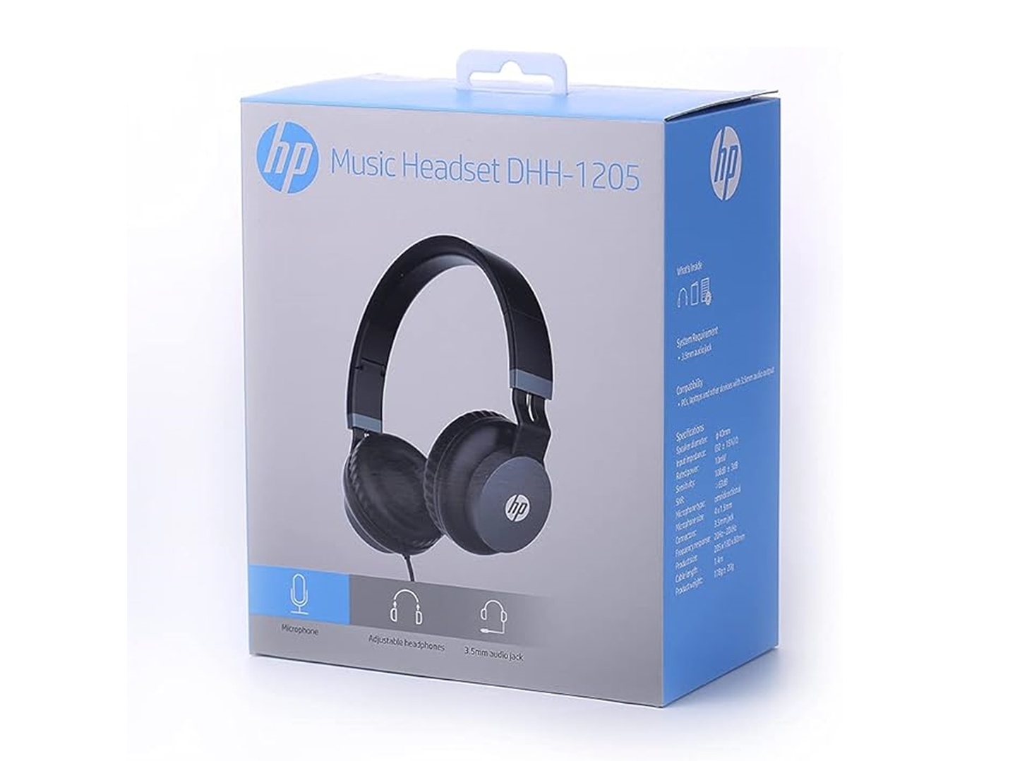Audífonos HP DHH-1205 Over-Ear Jack 3.5mm 4