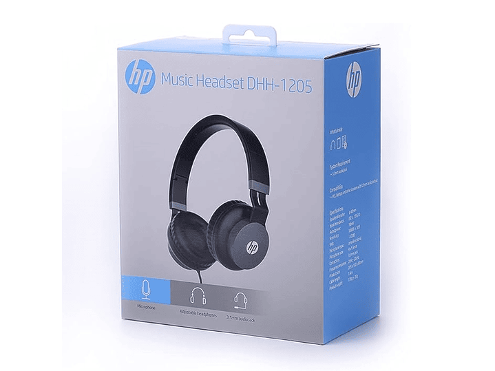 Audífonos HP DHH-1205 Over-Ear Jack 3.5mm 4