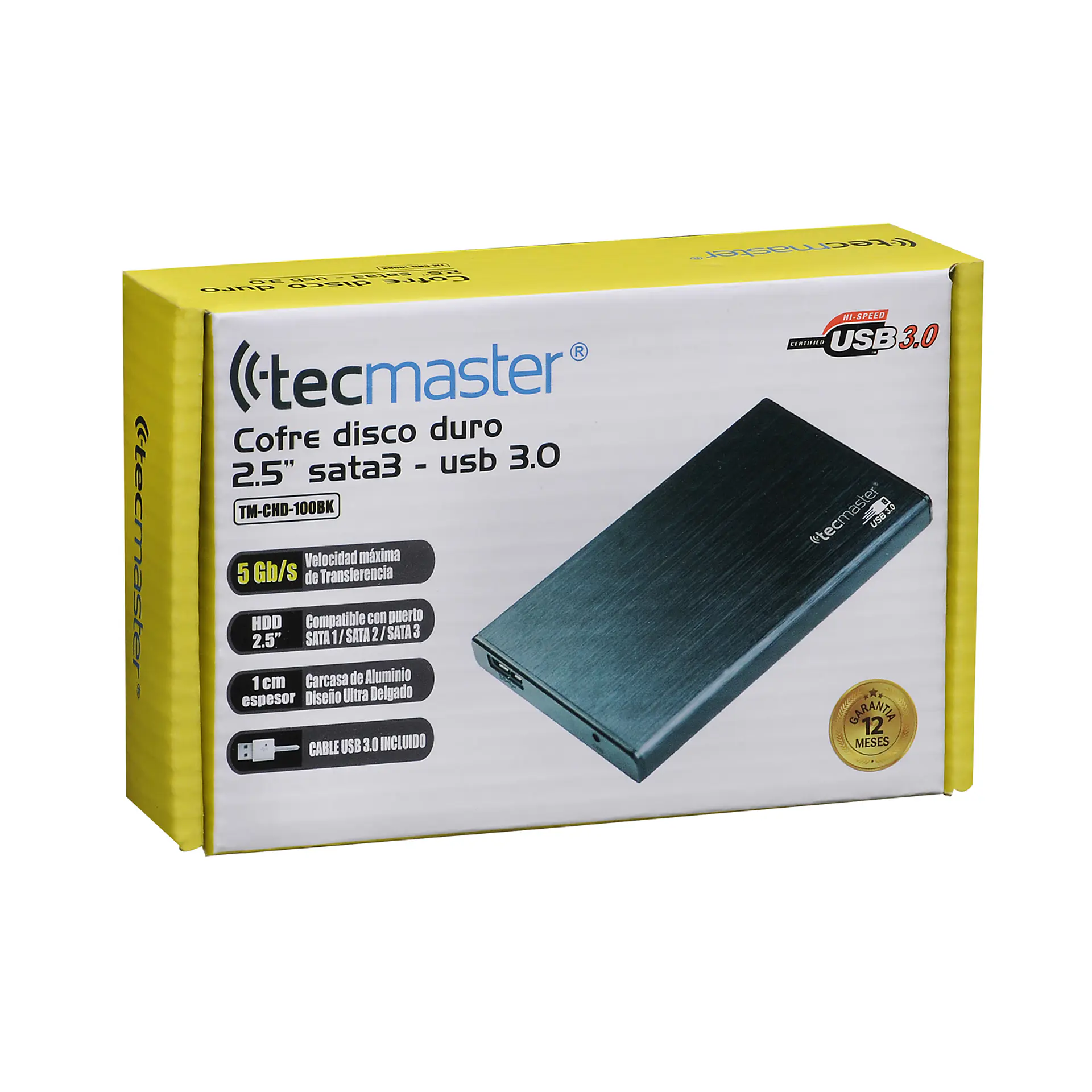 Cofre Case Disco Duro 2.5 Usb 3.0 Tecmaster 3