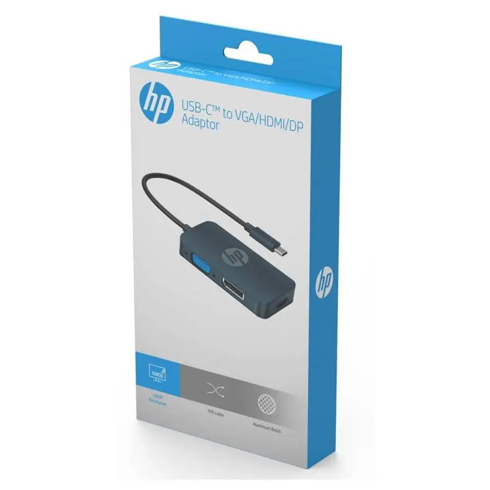 Hub Adaptador HP Usb-C A Hdmi Vga CT200 2