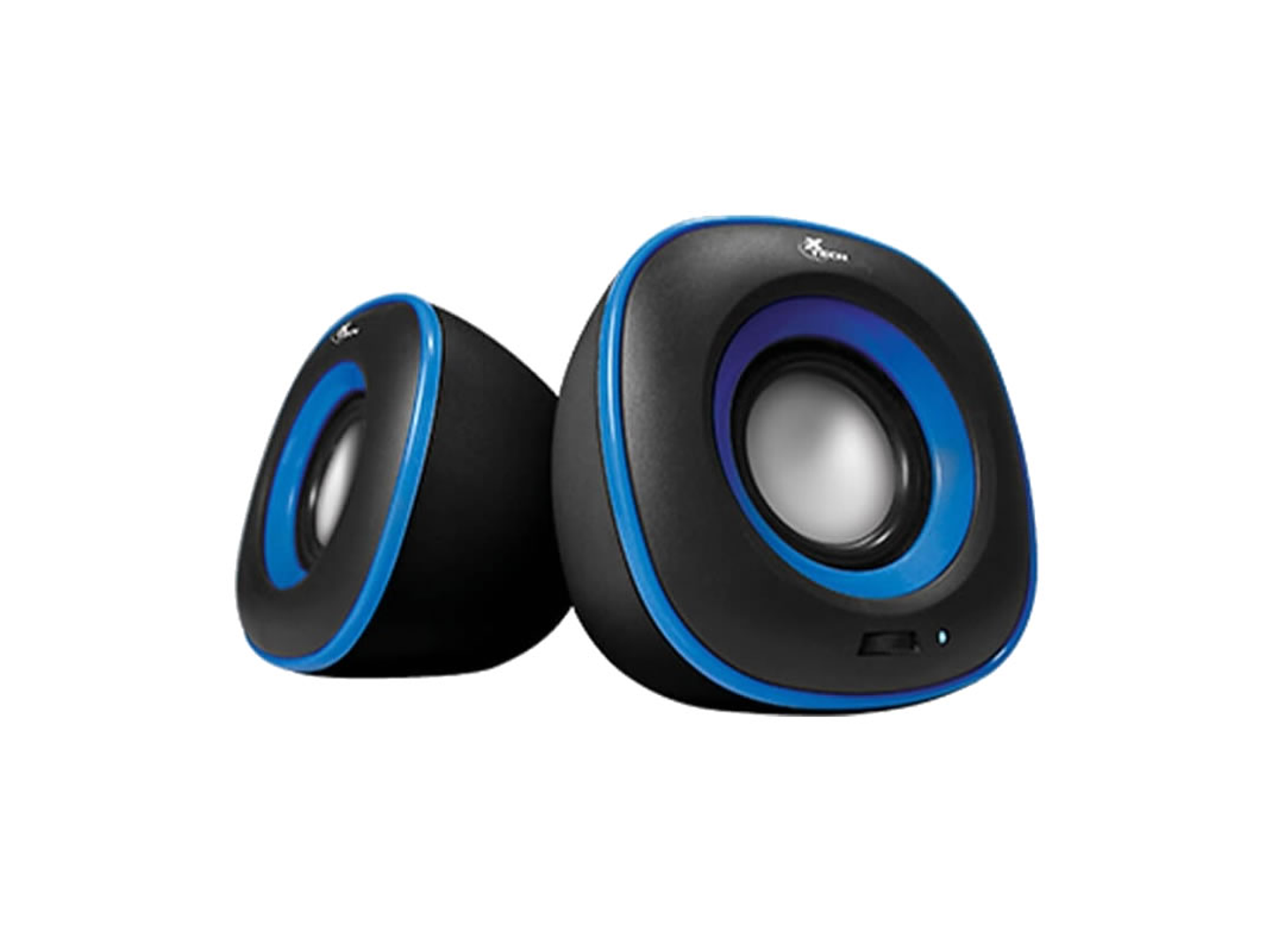 Parlantes Pc Notebook Estereo Multimedia Xtech Azul 1