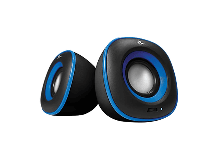 Parlantes Pc Notebook Estereo Multimedia Xtech Azul 1