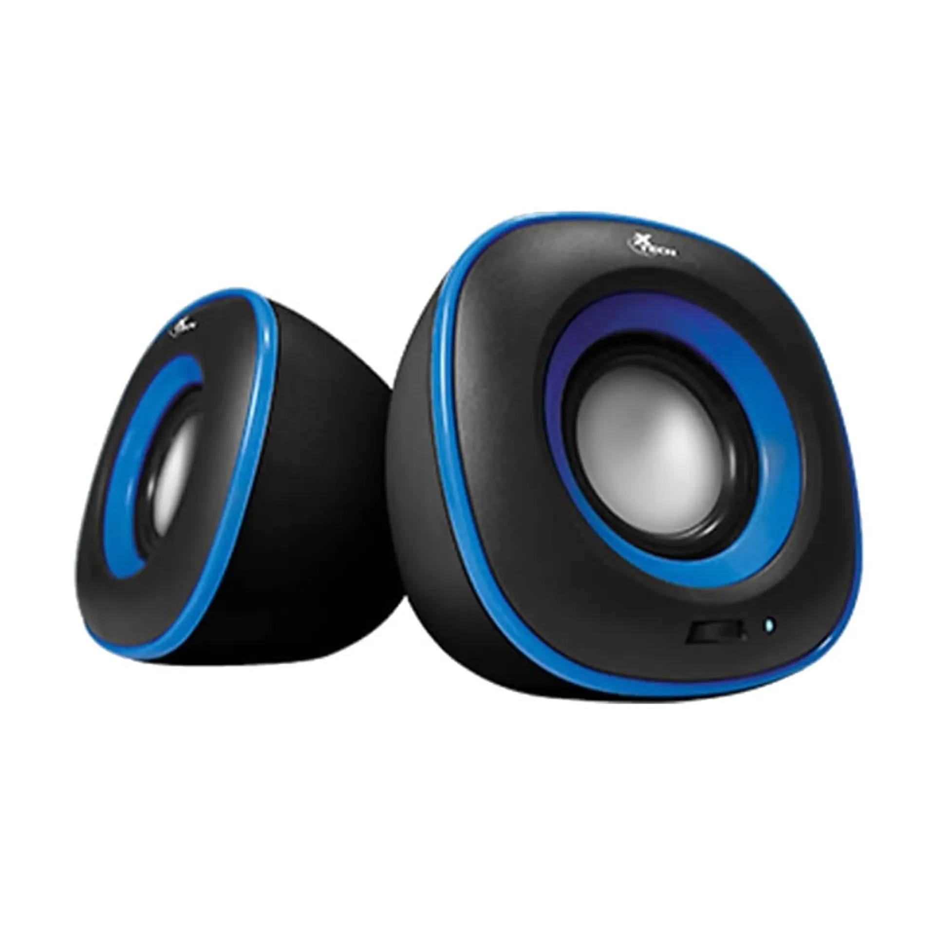Parlantes Pc Notebook Estereo Multimedia Xtech Azul 1