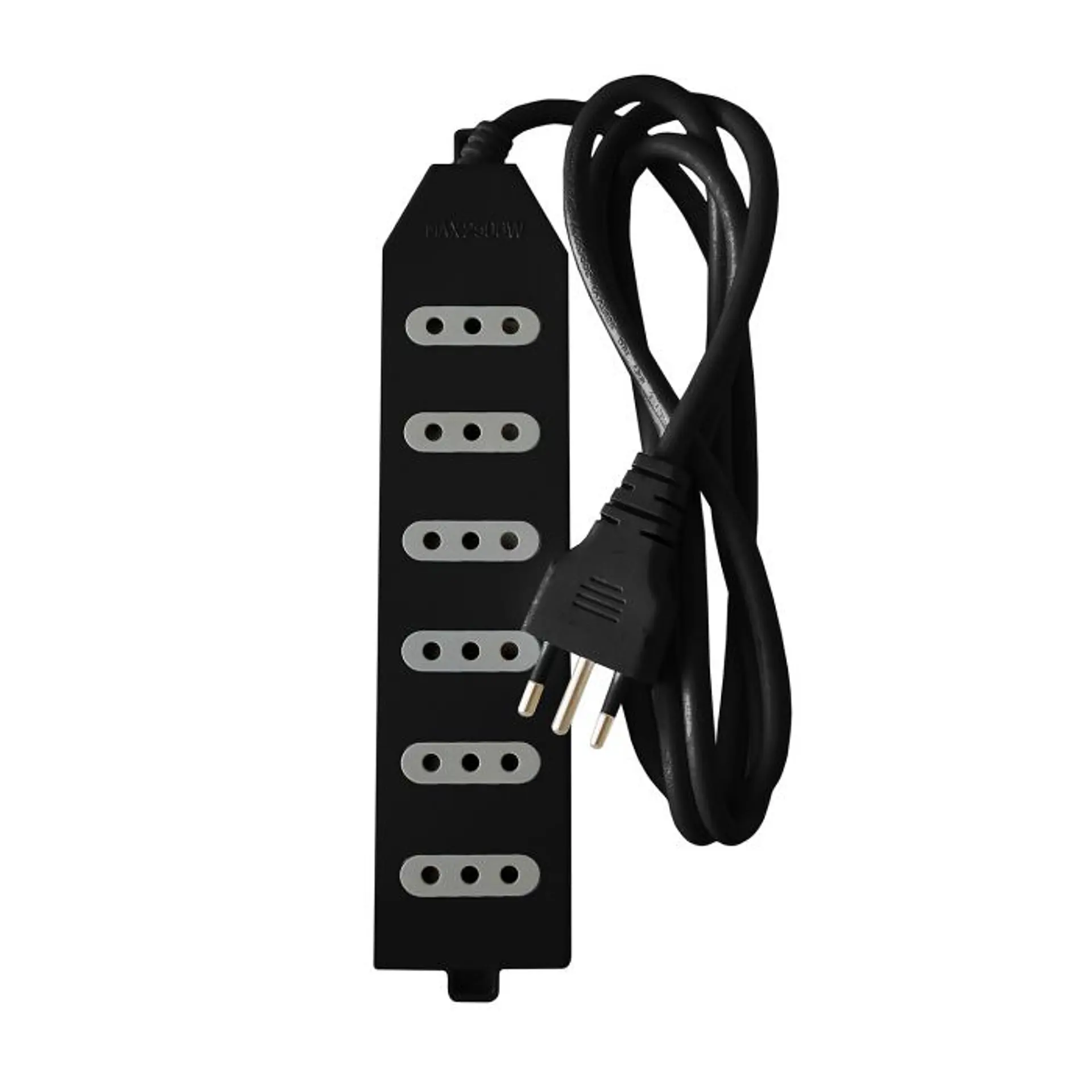 Alargador Eléctrico Macrotel 1.5 Mts 6 Pos Negro ME-206B1 1