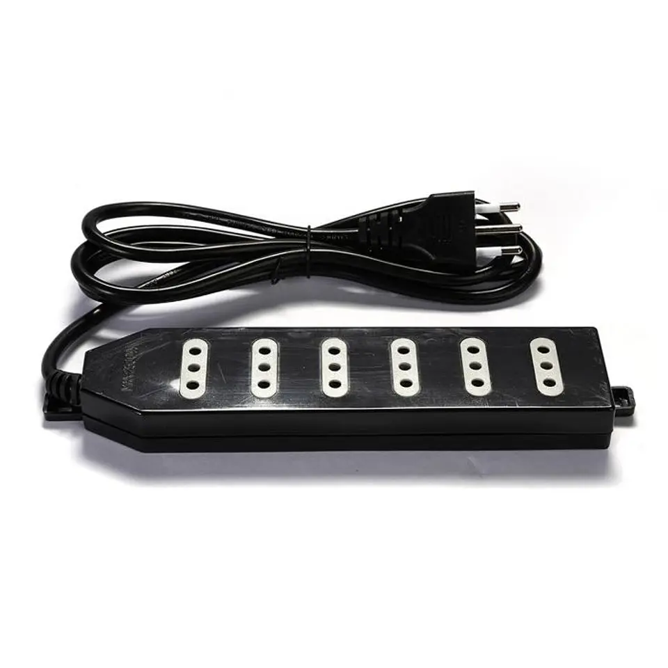 Alargador Eléctrico Macrotel 1.5 Mts 6 Pos Negro ME-206B1 2