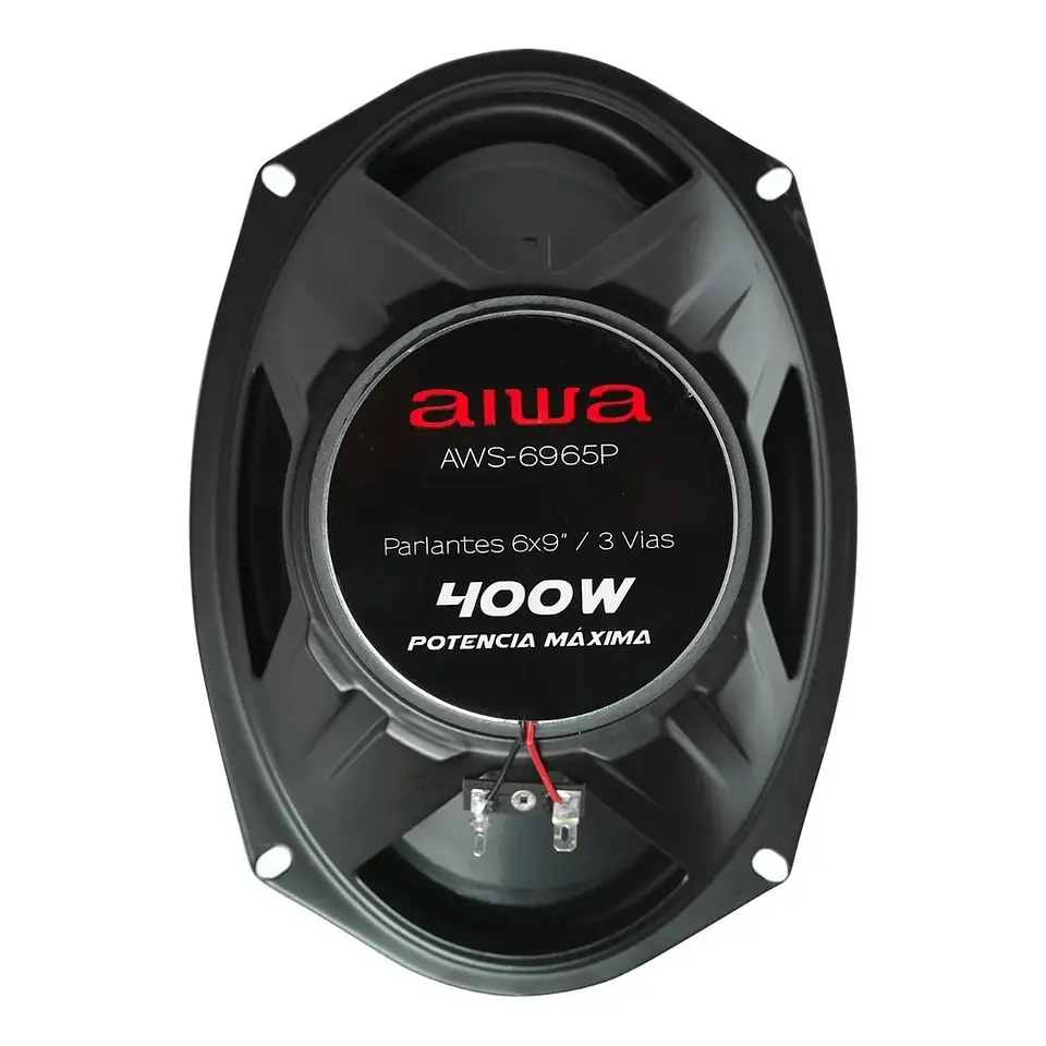 Parlantes Auto 6x9 3 Vías 400 Watts Aiwa Aws-6965p 5