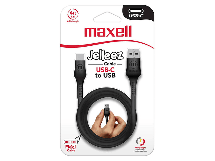 Cable Tipo C Maxell 1.2m Flexi Jelleez 2