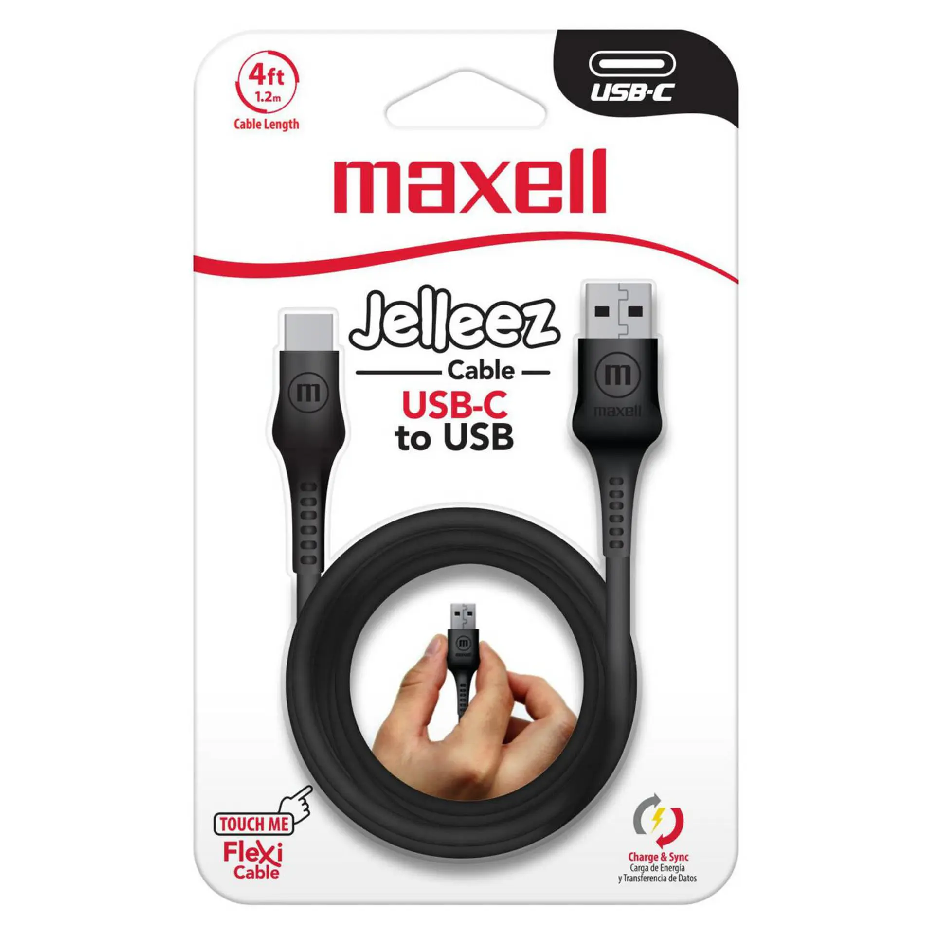Cable Tipo C Maxell 1.2m Flexi Jelleez 2