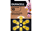 Pack 6 pilas Duracell Auditivas Numero 10 - Miniatura 1