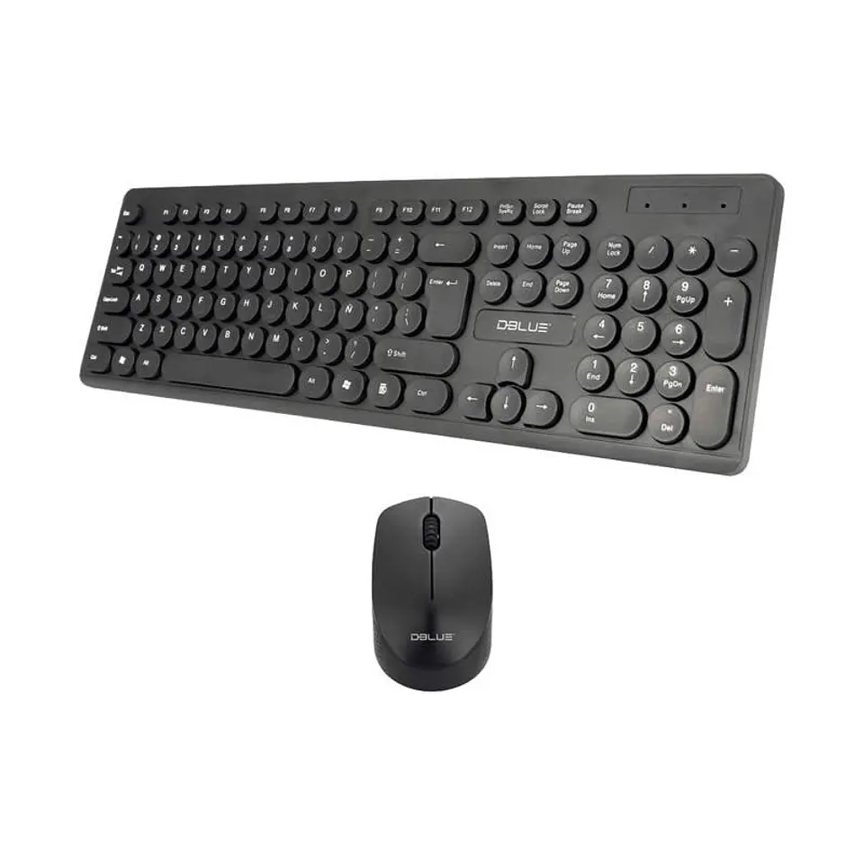 Kit Combo Teclado y Mouse Inalámbricos Dblue 1