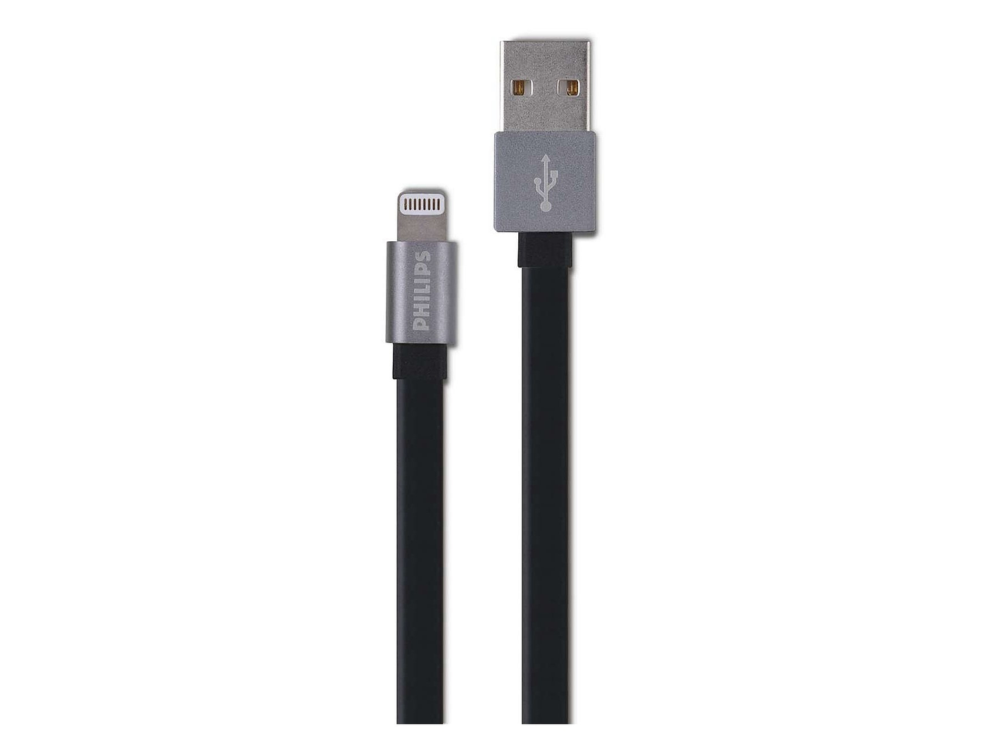 Cable Lightning a USB Philips 1.2m Negro 1