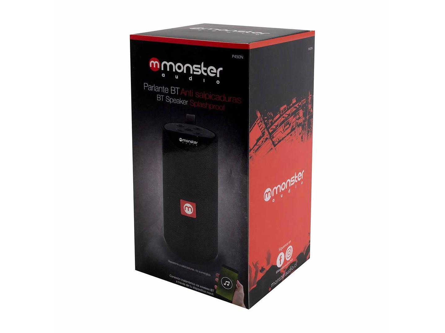 Parlante Bluetooth Monster 450N Negro 3