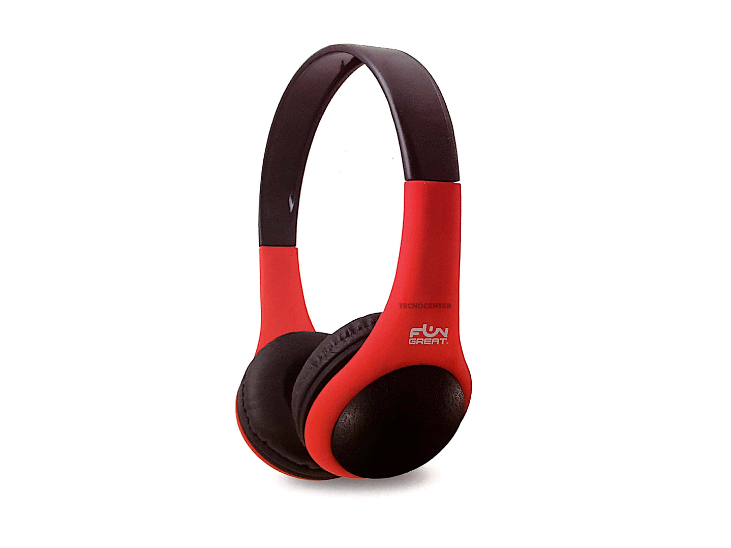Audifonos Head Band Fun Great Rojo Negro 1