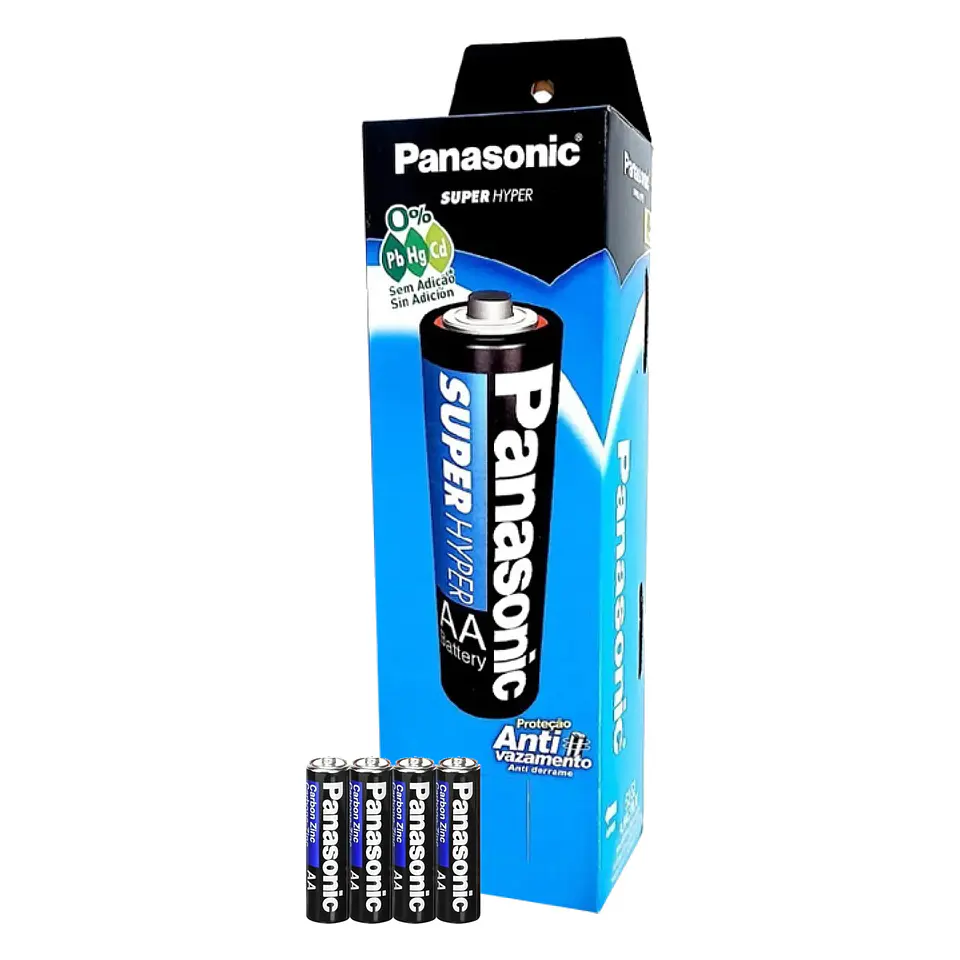 Pack 48 Pilas Panasonic AA Super Hyper R6P 1