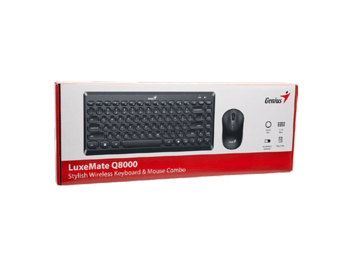 Kit Combo Teclado y Mouse Inalambricos Genius Q8000 2