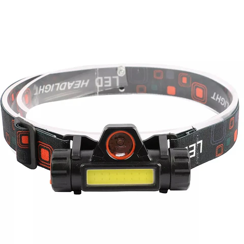 Linterna Cintillo Led Cob Tecnolab Recargable TL302