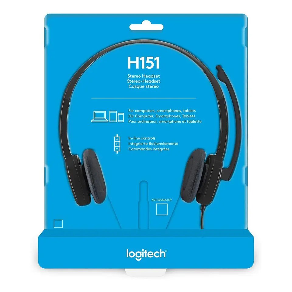 Audífono Logitech H151 Con Micrófono Jack 3.5mm 5
