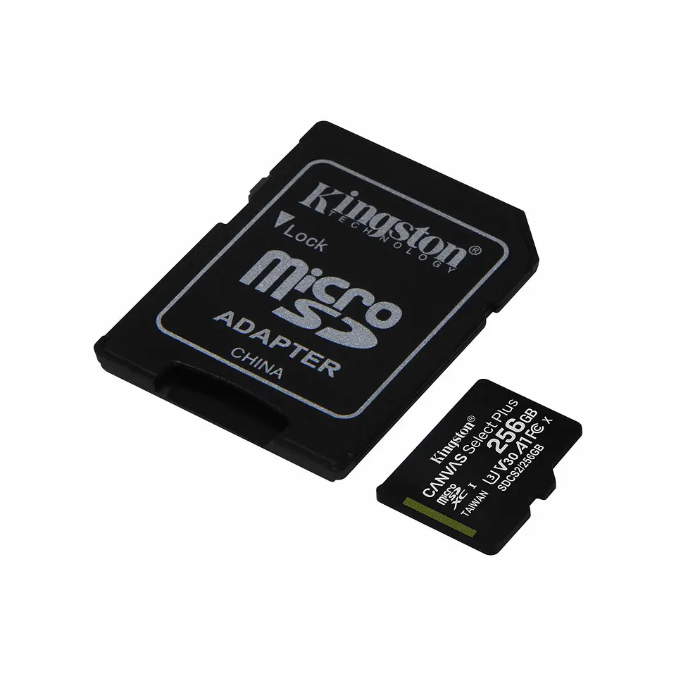 Tarjeta Memoria Micro SD XC 256 GB Kingston 3