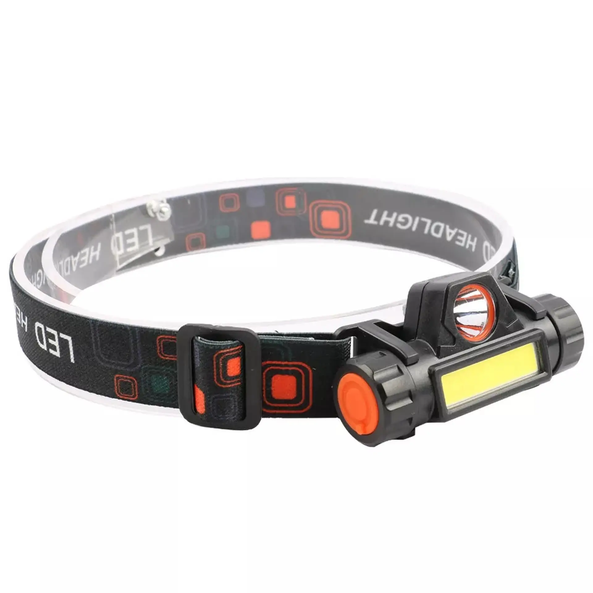 Linterna Cintillo Led Cob Tecnolab Recargable TL302 2