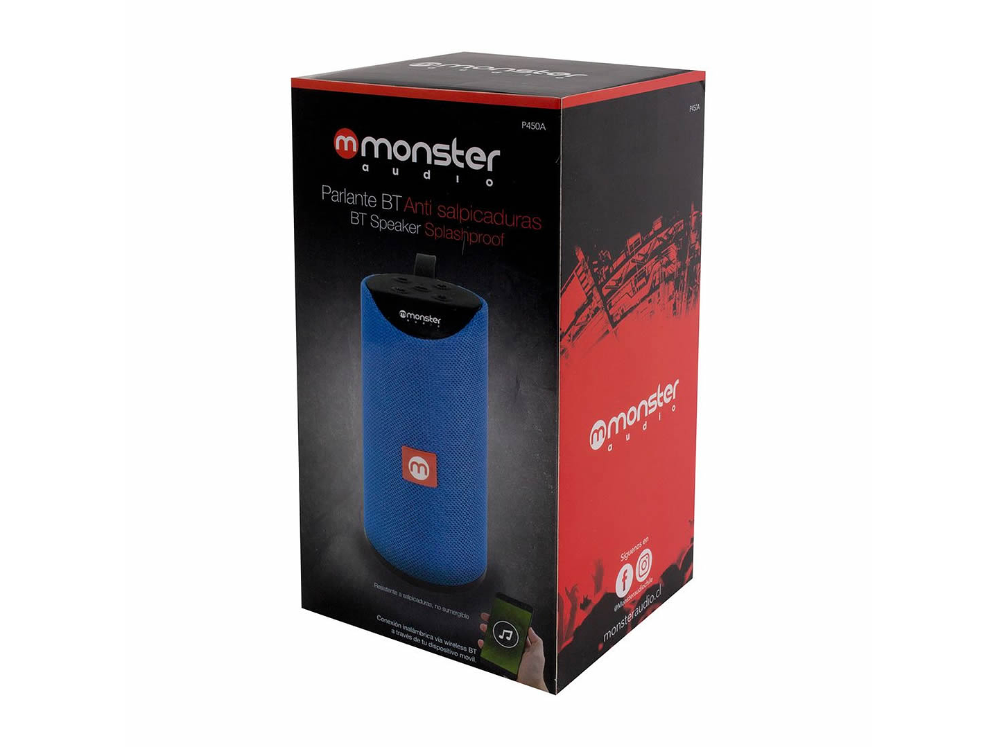 Parlante Bluetooth Monster 450A Azul 2