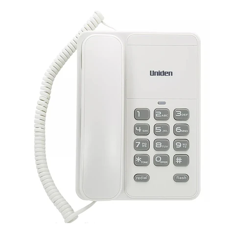 Teléfono Fijo Sobremesa Uniden AS7202 Blanco