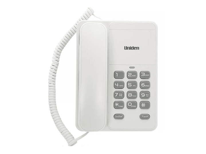 Teléfono Fijo Sobremesa Uniden AS7202 Blanco 2