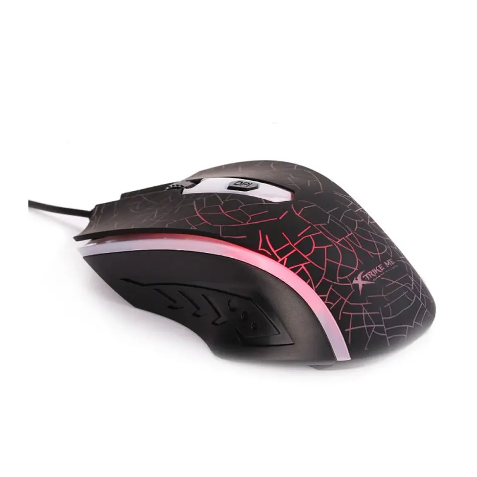 Mouse Gamer Xtrike Me Retroiluminado 1200dpi 3