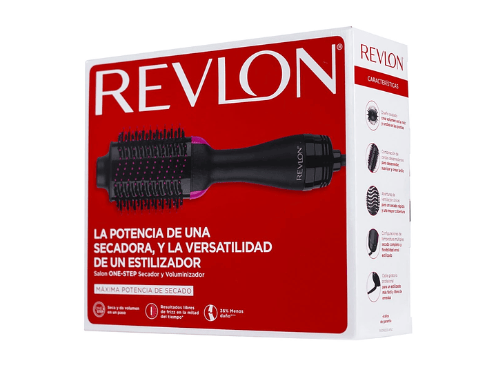 Cepillo Secador Y Voluminizador Onestep Revlon LA2 5