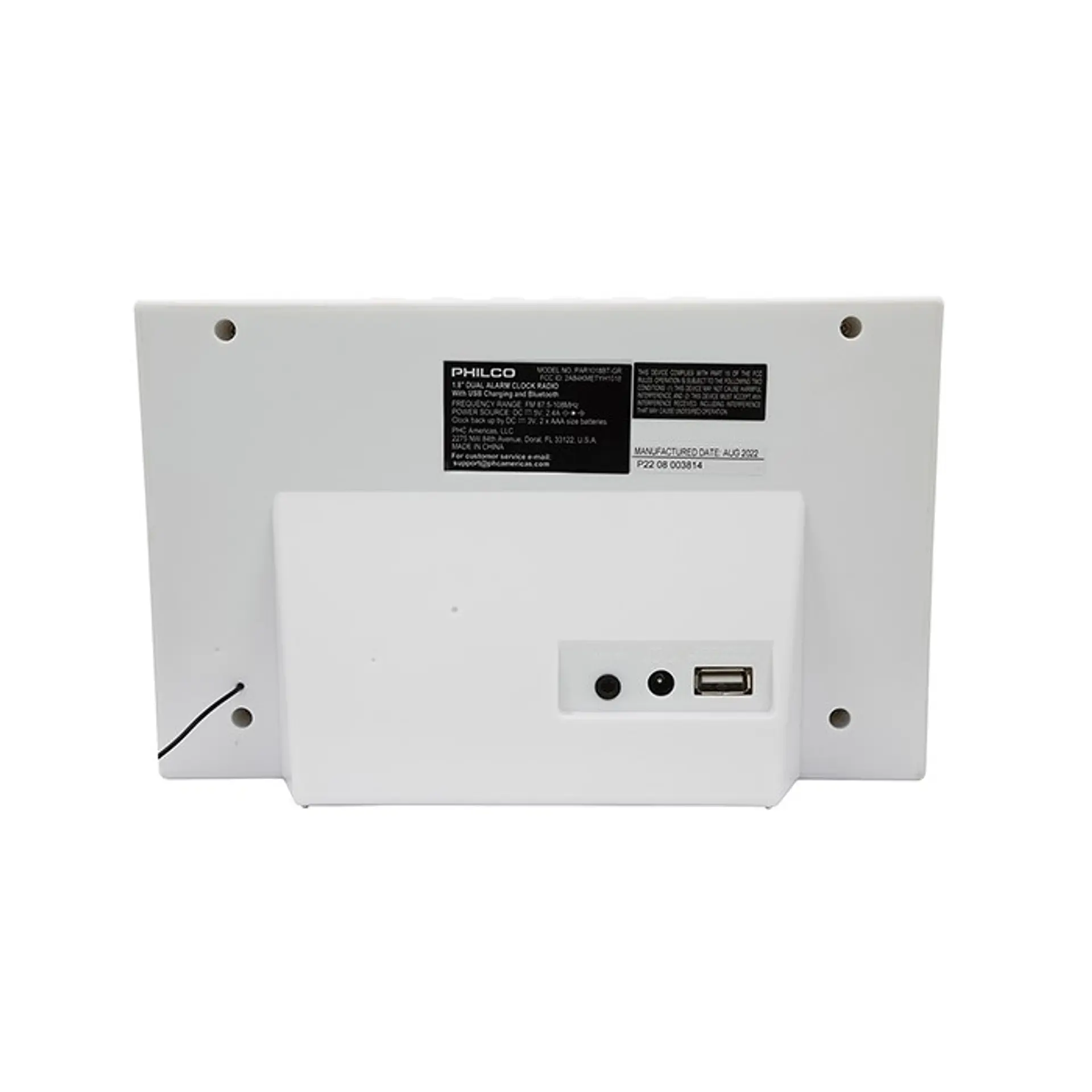 Radio Reloj Despertador BT Digital Philco 1018BT 5