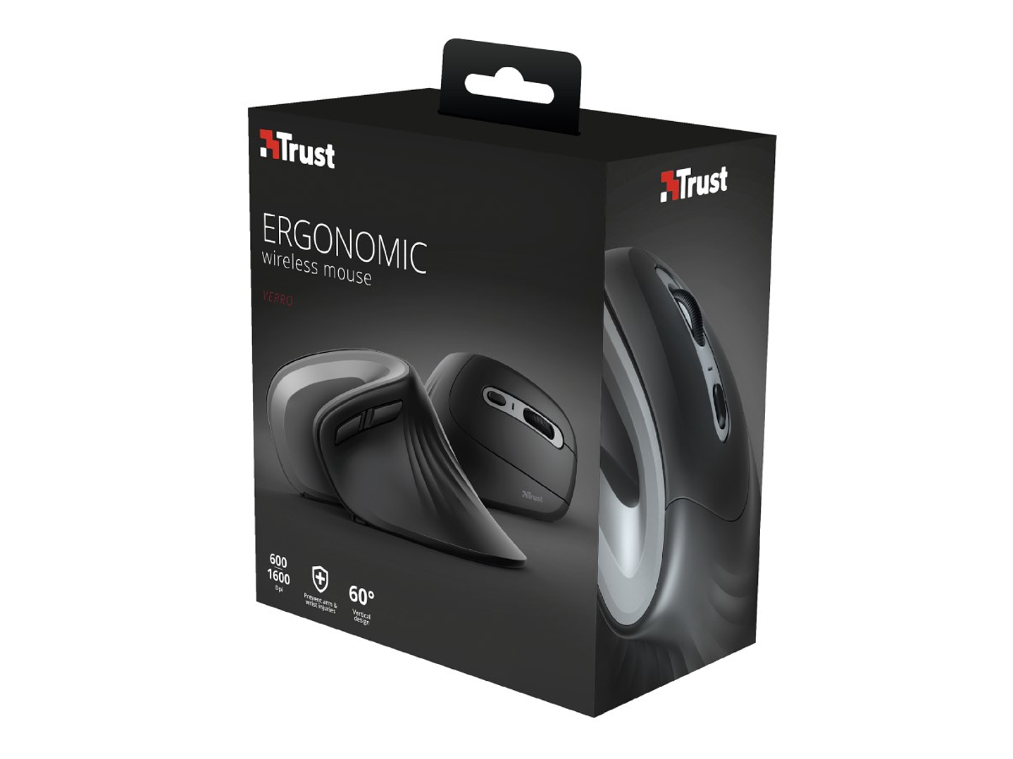 Mouse Vertical Inalambrico Trust Verro 6