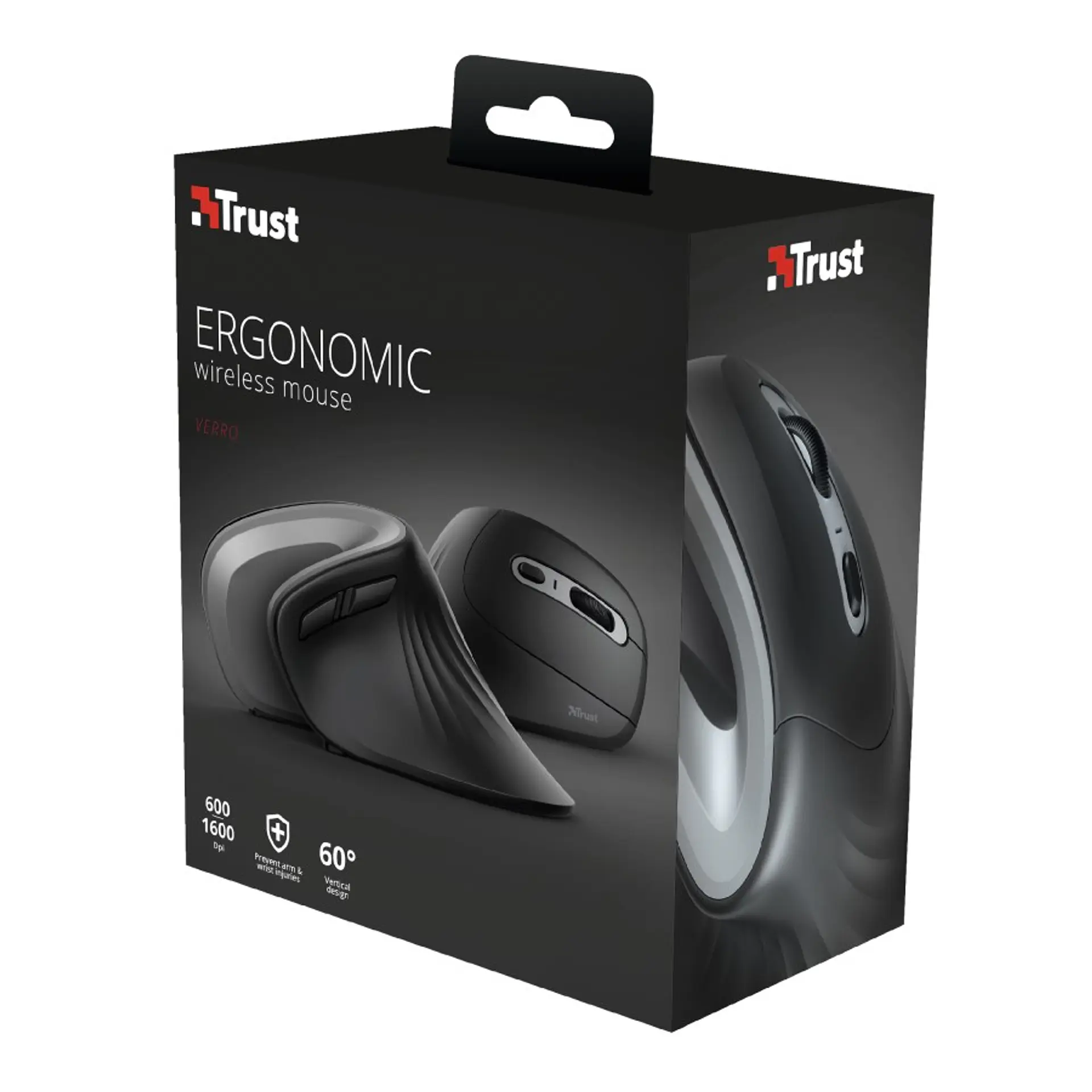 Mouse Vertical Inalambrico Trust Verro 6