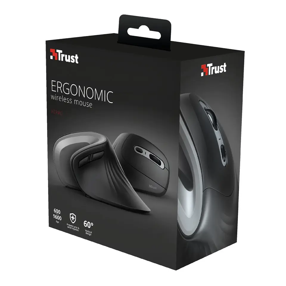 Mouse Vertical Inalambrico Trust Verro 6