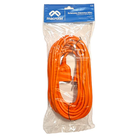 Alargador Extension Electrica 10 mts Macrotel ME-1210