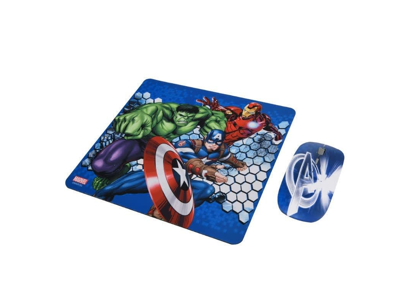 Kit Mouse Inalambrico y Mouse Pad Avengers 1 1