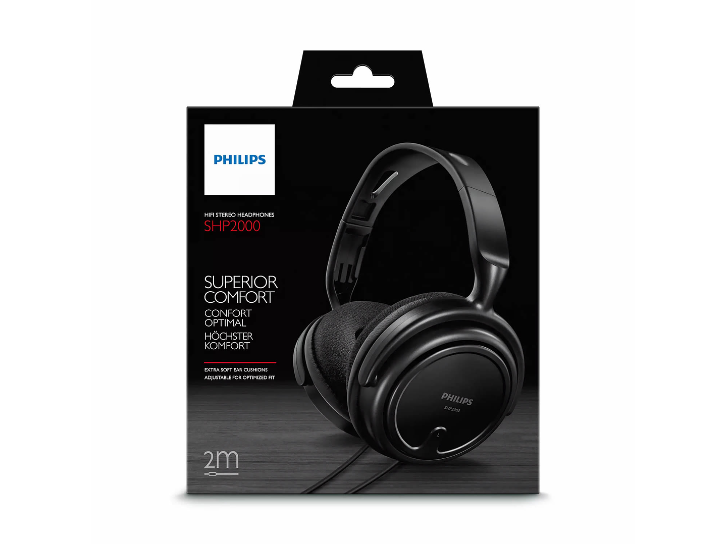 Audifonos Philips SHP2000 Negro 3